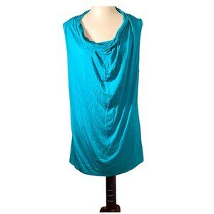 Teal loose tank top XL